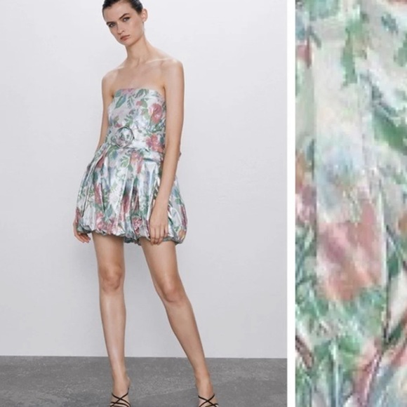 Zara Dresses & Skirts - Zara Floral Print Mini Dress